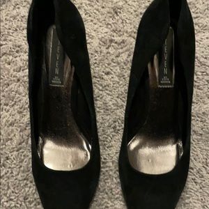 Steve Madden Black Suede Heels